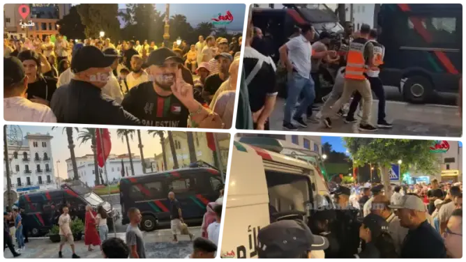 هيئة مغربية تطالب بالتحقيق في منع وقفتي فلسطين بطنجة وتطوان وتتمسك بـ”إسقاط التطبيع” (فيديو)