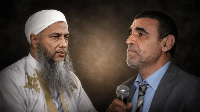 الدكتور محمد الفايد والشيخ الموريتاني محمد الحسن ولد الددو