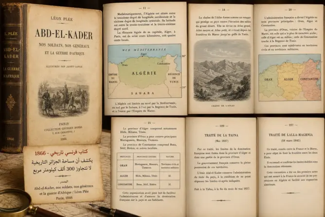 خرائط الاستعمار تُحرج نظام تبون.. كتاب فرنسي عمره 160 عاما يكشف الحدود الحقيقية للجزائر
