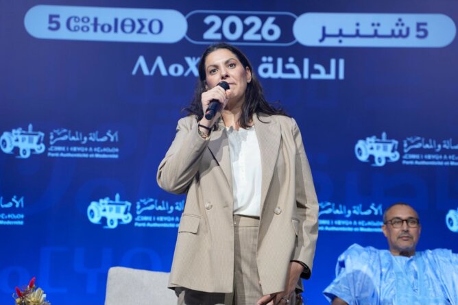 فاطمة الزهراء المنصوري، المنسقة الوطنية للقيادة الجماعية لحزب الأصالة والمعاصرة