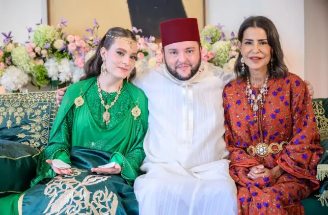 بمباركة الملك محمد السادس.. عقد قران مولاي إدريس الفيلالي بالشابة أحلام أومحا