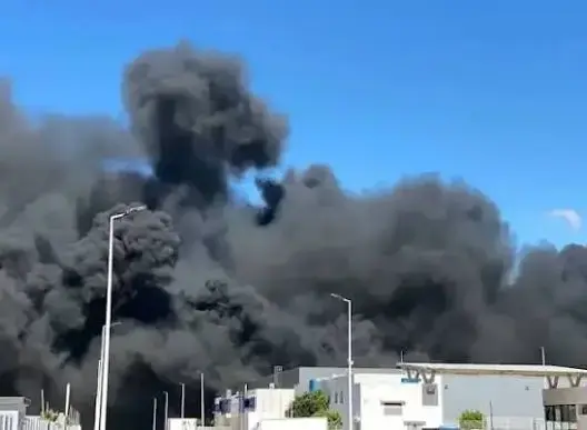 بعد إخلاء العمال.. السلطات تعلن السيطرة على حريق المنطقة الصناعية بالفحص أنجرة