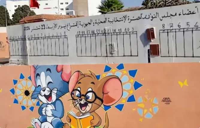 شعارات انتخابية تطمس جداريات فنية وتثير جدلا حول جمالية الفضاء العام (صور)