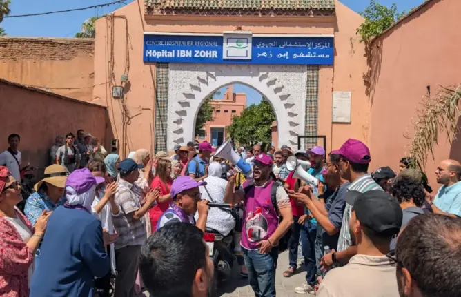 توقف تغذية المرضى والأطر المداومة بمستشفيات يفجر احتجاجات بمراكش
