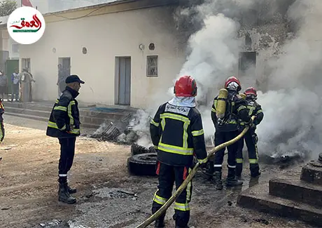 اندلاع حريق بمقر مقاطعة زواغة بفاس