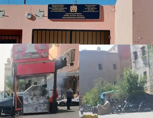 عربات تجارية تحتل الشوارع بمراكش ومطالب للسلطات بتحرير الملك العمومي