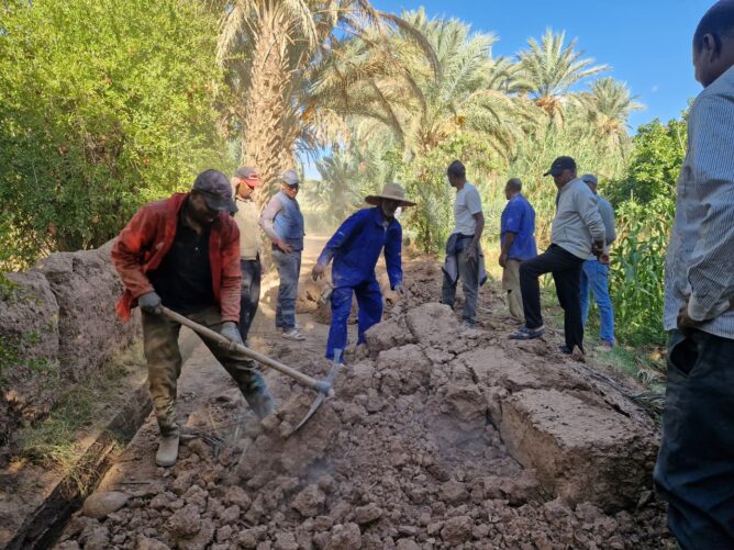 “تيويزي” تجمع ساكنة أكدز.. مبادرات تطوعية تشق الطريق إلى حقول الواحة (صور)