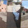 الحوز.. مياه الصرف الصحي تصل إلى مدخل مسجد بأمزوغ القبلي