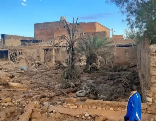 الرشيدية.. فيضانات تلحق أضرارا بنحو 15 منزلا ببني موسي ومطالب بتدخل عاجل(صور)