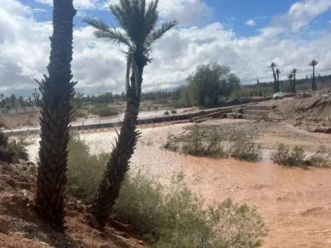 تنجداد .. العثور على جثة طفل جرفته سيول وادي فركلة