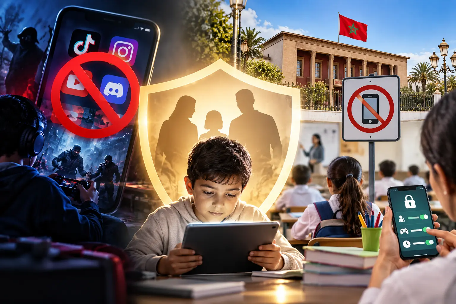 حظر الهواتف بالابتدائي ومنصات التواصل دون الـ15.. تشريع حكومي جديد لحماية الأطفال رقميا