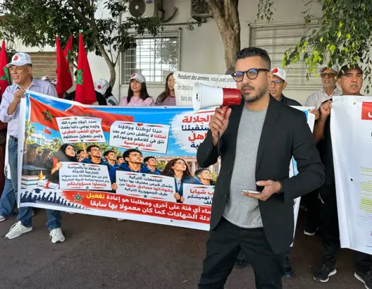 خريجو جامعات قبرص الشمالية يحتجون
