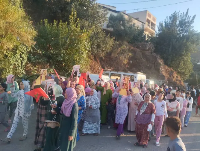 مسيرة احتجاجية ضد “استنزاف” مياه منبع بوعادل بإقليم تاونات