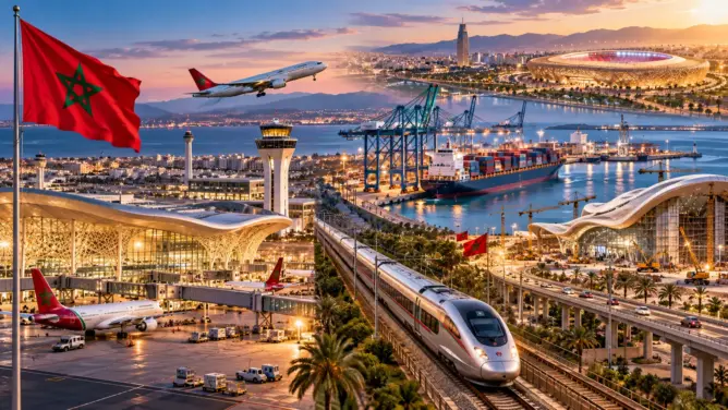 استعدادا للمونديال.. المغرب يضخ أكثر من 180 مليار درهم لتطوير الموانئ والمطارات والسكك الحديدية