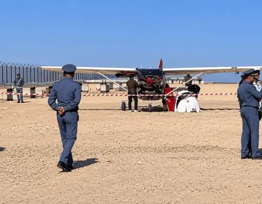 عطب تقني يجبر طائرة خفيفة على الهبوط اضطراريا جنوب آسفي ونجاة 3 أشخاص
