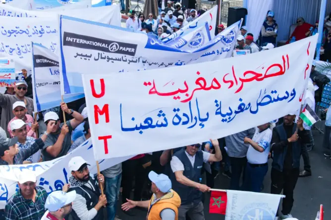 الاتحاد المغربي للشغل يعلن التعبئة داخل الحركة النقابية الدولية دفاعا عن مغربية الصحراء