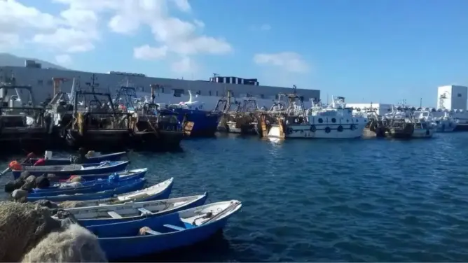 ميناء بني أنصار مراكب الصيد
